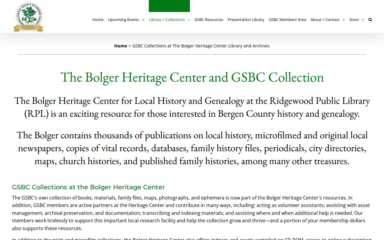 Mahwah city directory regional research at Bolger Heritage Center