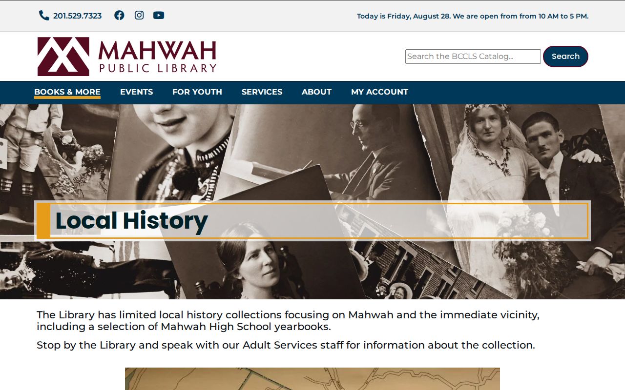 Mahwah residents directory local history collection